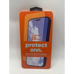 iPhone 15 Plus Protect Onn Glass Screen Protector New NIP